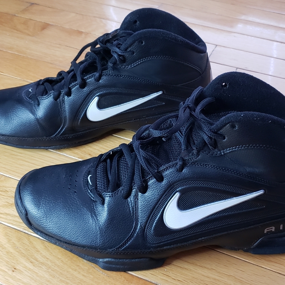 NIKE Air Visi Pro 3 Men's Black Basketball Sneakers